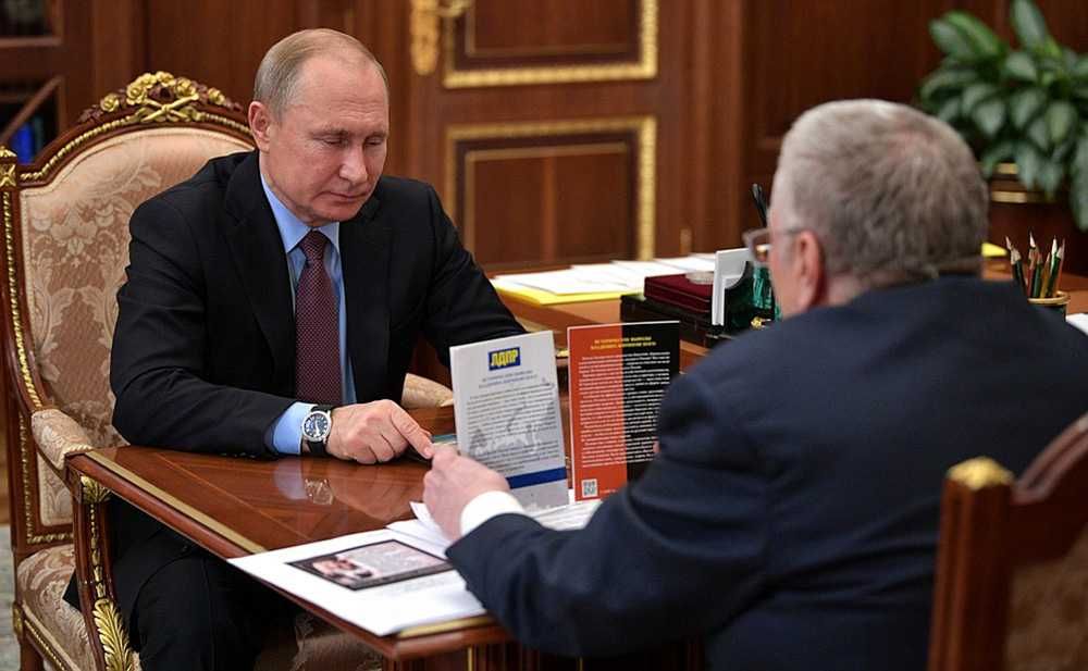 Путин отметил роль ЛДПР в развитии государства