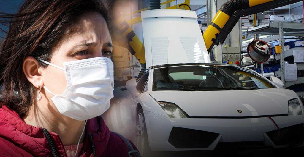 Lamborghini будет производить медицинские маски