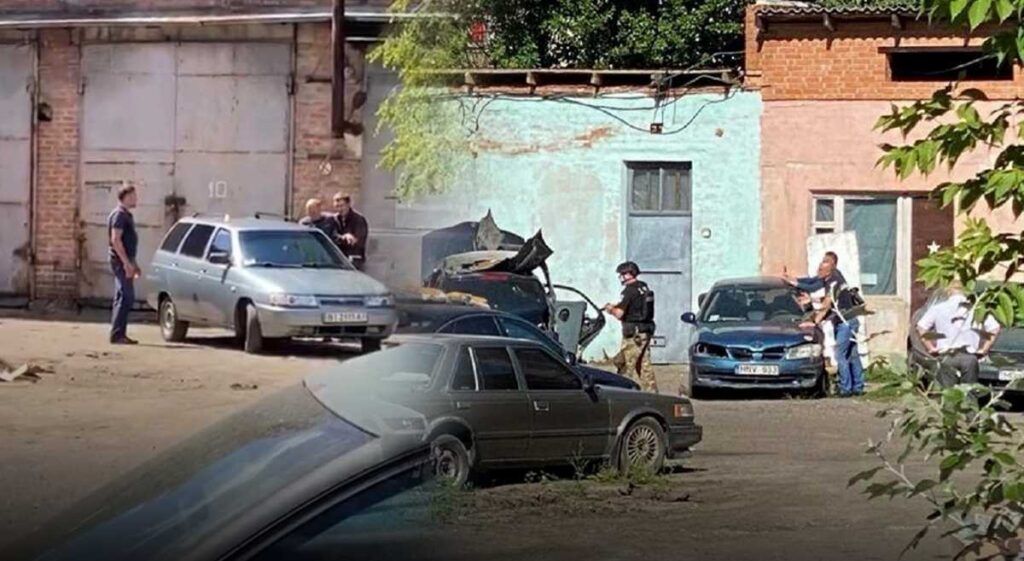 На Украине мужчина с гранатой взял в заложники полковника полиции