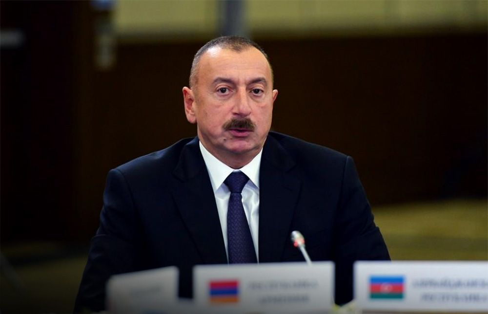 Идём вперёд Алиев обратился к россиянам