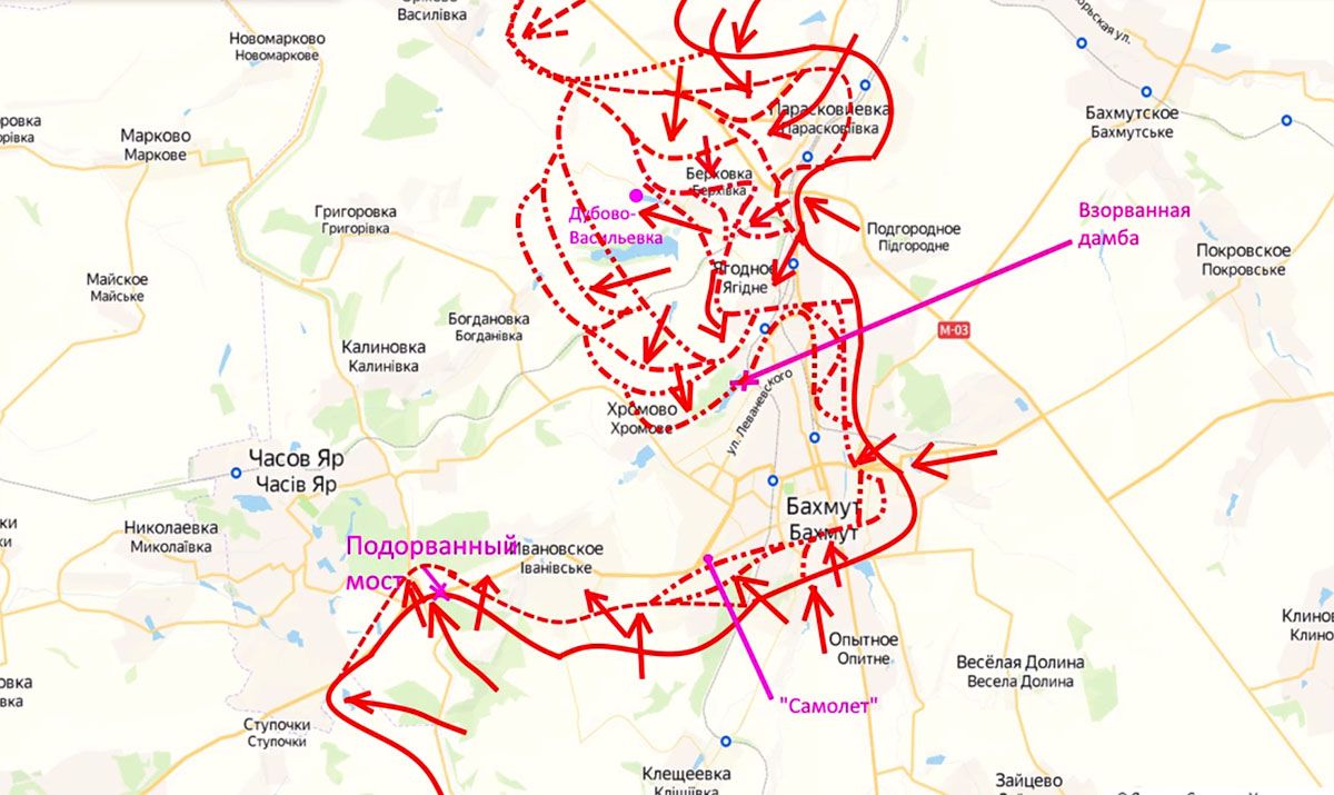 Юрий Подоляка последние новости, карта боевых действий, Артёмовск.