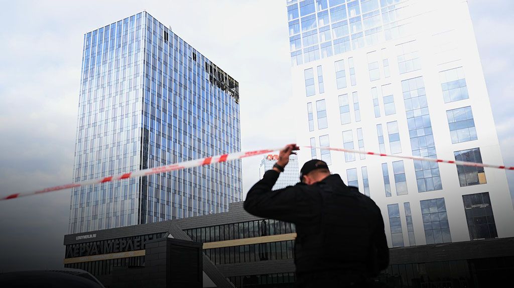 Здания Москва-Сити были повреждены при атаке украинских БПЛА