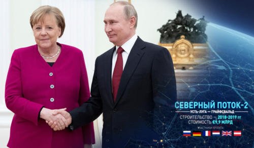 Меркель заявила в Кремле, что Германия и другие европейские страны выигрывают от Северного потока-2